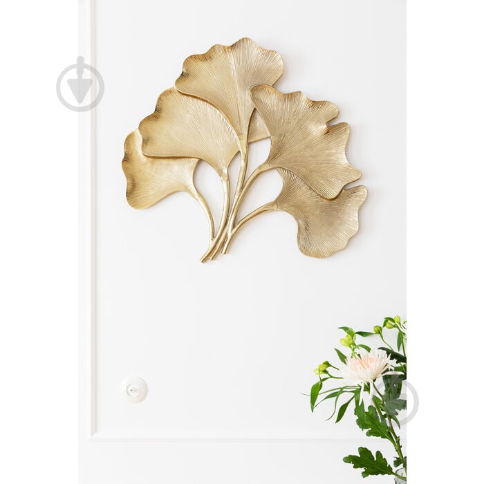 Декор настенный KARE Design Ginkgo Gold Big 66x72x0,4 см 66x72 см золото - фото 6