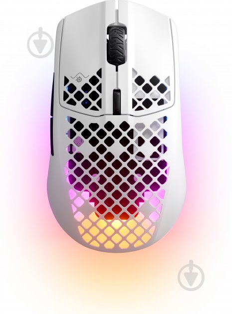 Мышь SteelSeries Aerox 3 Wireless Snow (SS62608) - фото 1