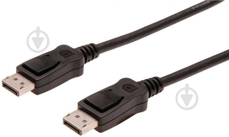 Кабель Digitus DisplayPort/DisplayPort 1 м чорний (AK-340100-010-S) - фото 1 Кабель Digitus DisplayPort/DisplayPort 1 м чорний (AK-340100-010-S) - фото 1