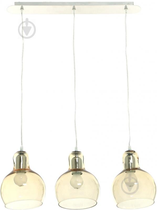 Підвіс TK Lighting MANGO 3x60 Вт E27 бежевий - фото 1