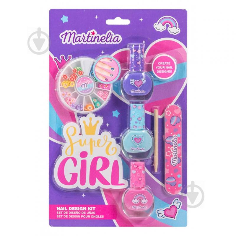 Набор детской декоративной косметики Martinelia Super Girl Nail Design Kit (11909A) - фото 2