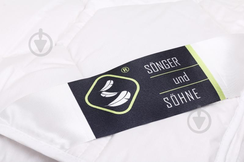 Одеяло шерстяное Wolle 155х215 см Songer und Sohne белый - фото 3