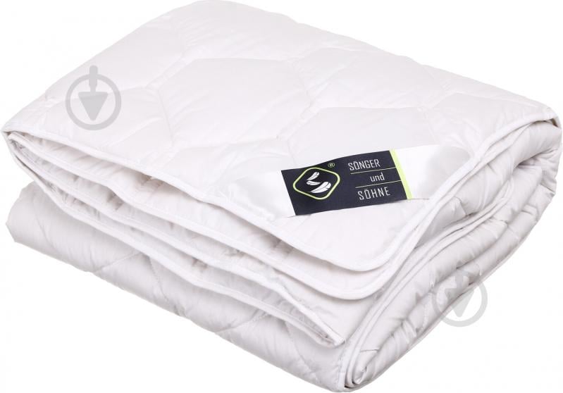 Одеяло шерстяное Wolle 200x220 см Songer und Sohne белый - фото 