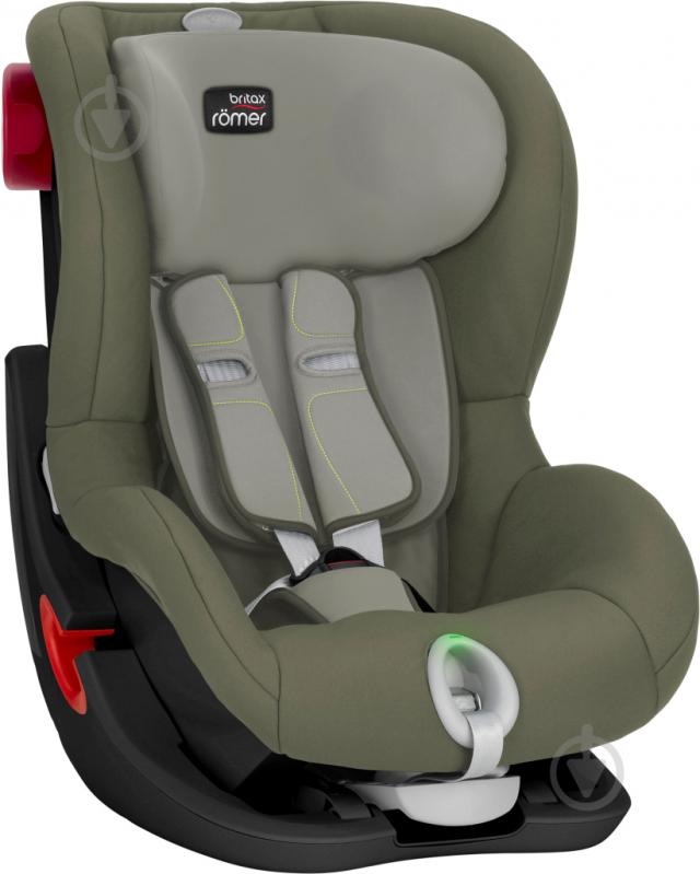 Автокресло Britax-Romer King II Black Series зеленый olive green 2000027558 - фото 3