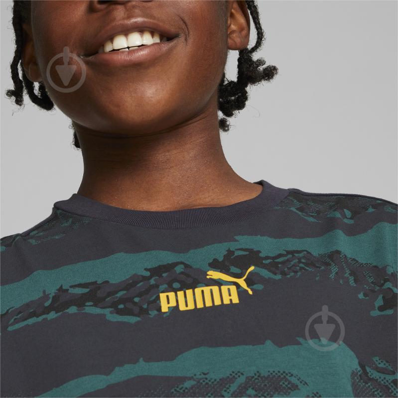 Футболка Puma ALPHA AOP TEE B 67010243 р.128 разноцветный - фото 5