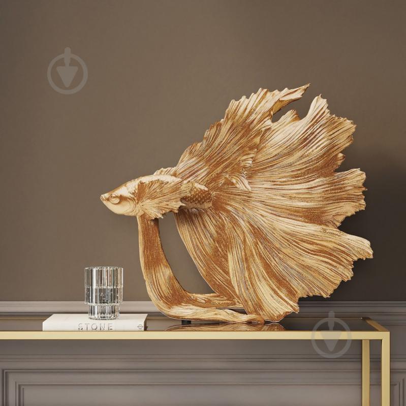 Статуэтка Betta Fish Gold 37x34x14 см KARE Design - фото 8