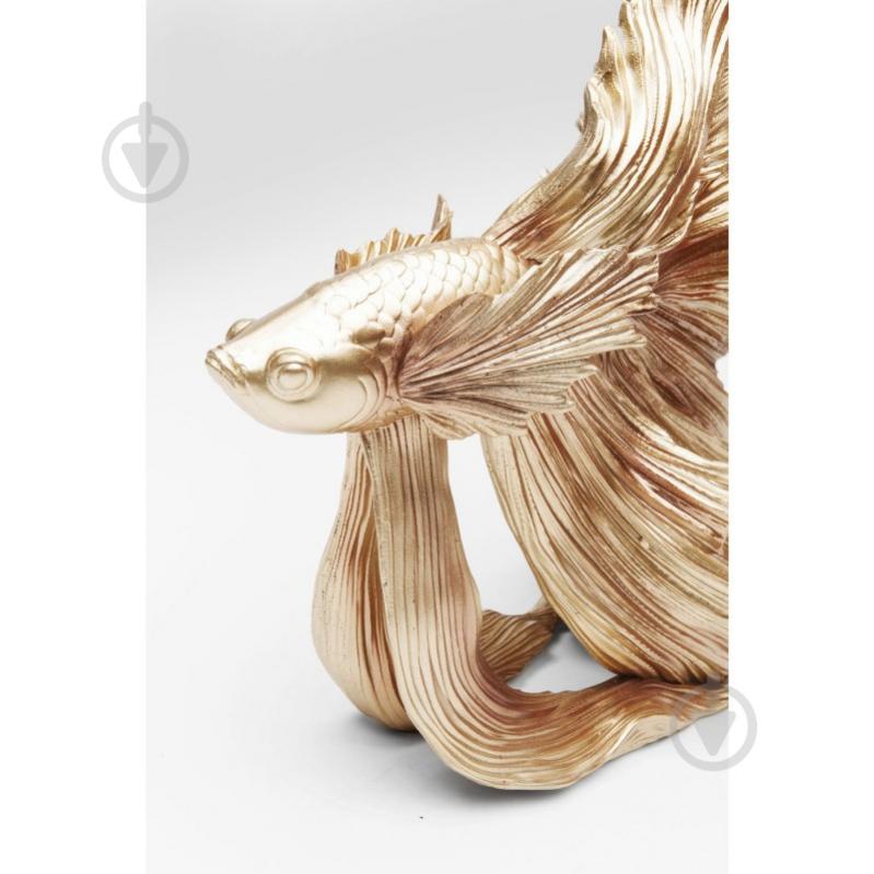 Статуэтка Betta Fish Gold 37x34x14 см KARE Design - фото 4