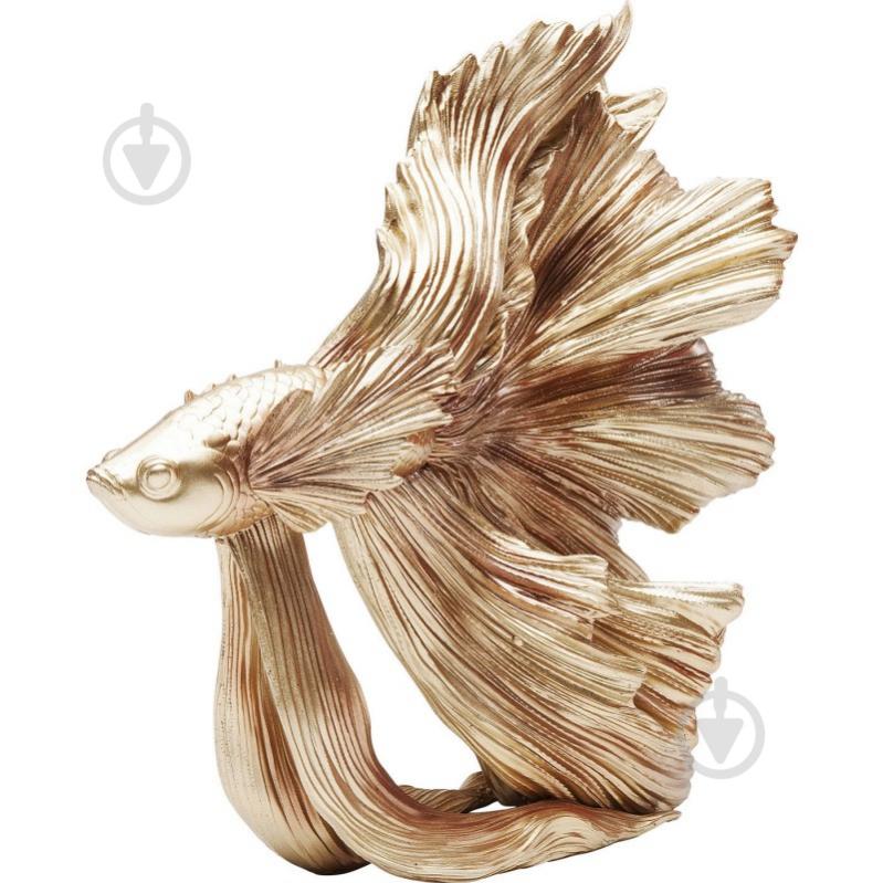 Статуетка Betta Fish Gold 37x34x14 см KARE Design - фото 2