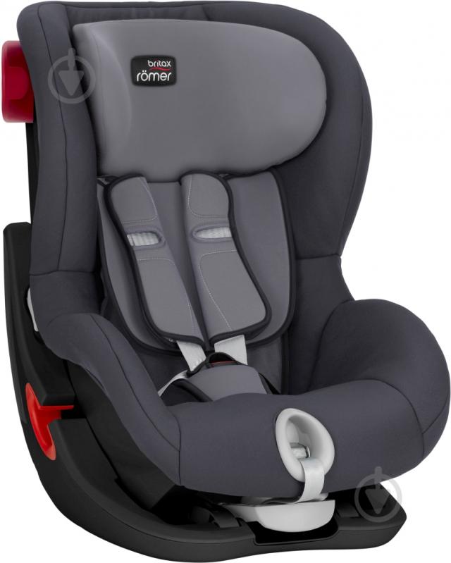 Автокресло Britax-Romer King II Black Series серый storm gray 2000027559 - фото 3