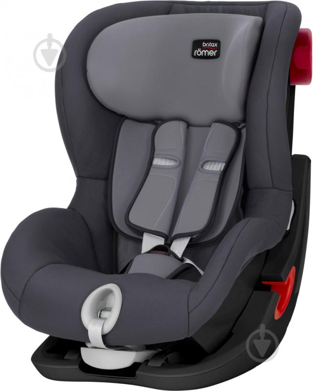 Автокресло Britax-Romer King II Black Series серый storm gray 2000027559 - фото 1