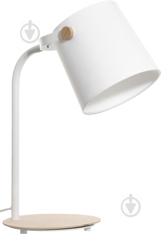 Настільна лампа декоративна TK Lighting Click 1x60 Вт E27 білий 2879 - фото 1