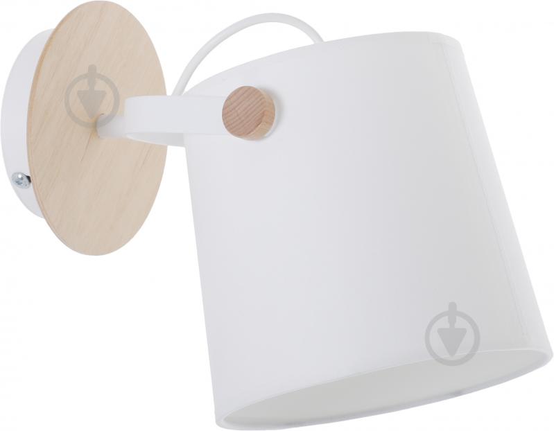 Бра TK Lighting CLICK 1x60 Вт E27 матовый белый 1250 - фото 1