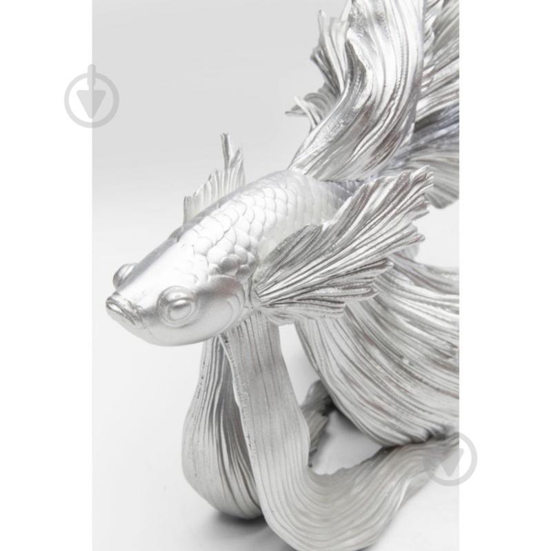 Статуэтка Betta Fish Silver 37x34x14 см KARE Design - фото 4