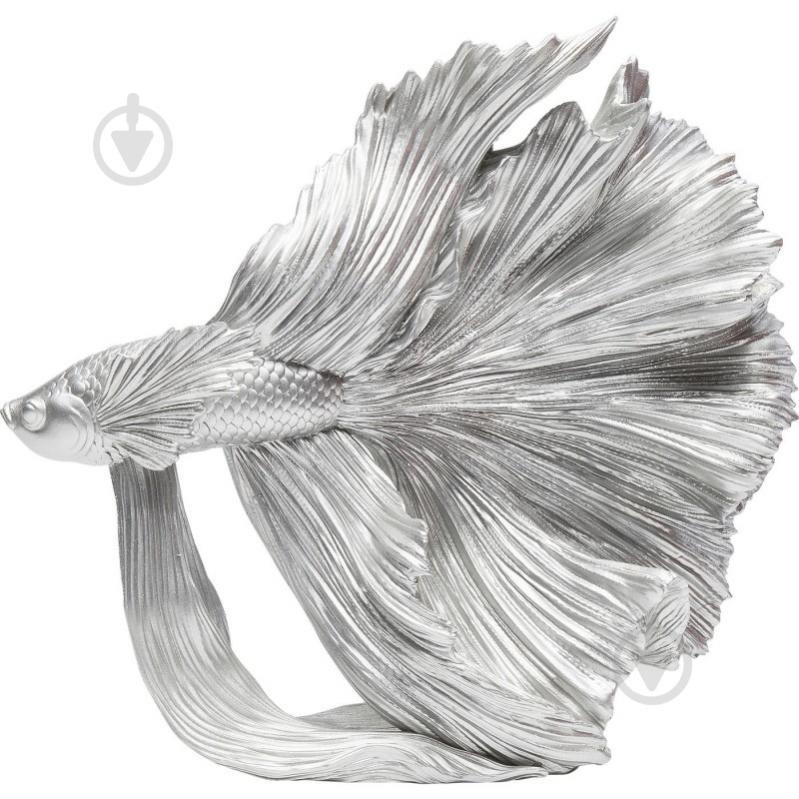 Статуэтка Betta Fish Silver 37x34x14 см KARE Design - фото 1