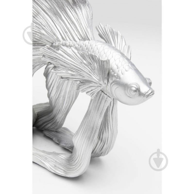 Статуетка Betta Fish Silver 37x34x14 см KARE Design - фото 3