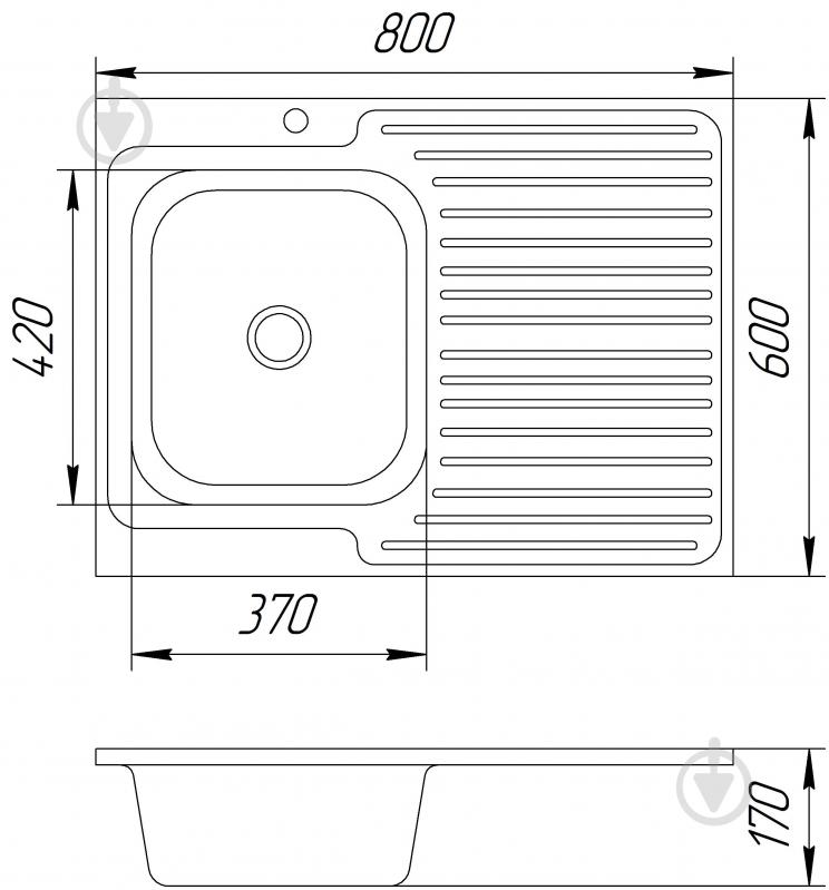 Мойка для кухни Family z6836R D - фото 3 Мойка для кухни Family z6836R D - фото 3