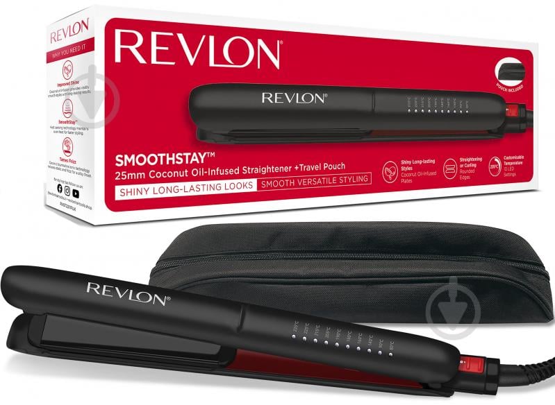 Стайлер Revlon Smoothstay Straightener RVST2211PE - фото 5