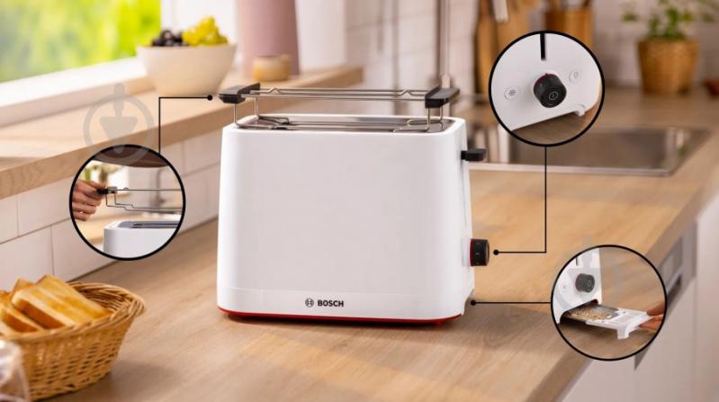 ВИТРИНА! Тостер Bosch MyMoment TAT3M121 - фото 2 ВИТРИНА! Тостер Bosch MyMoment TAT3M121 - фото 2