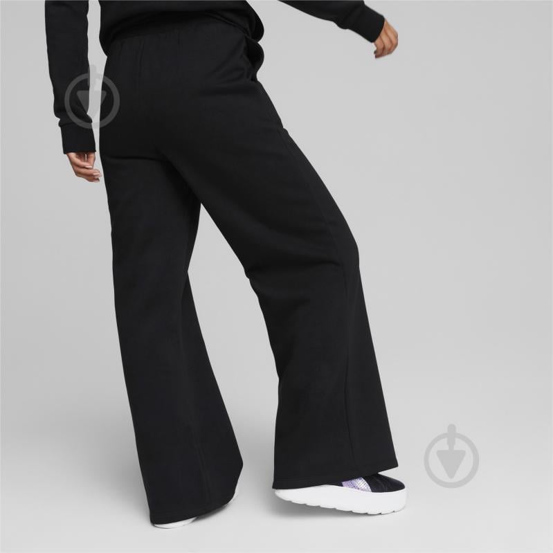 Брюки Puma ESS+ EMBROIDERY WIDE PANTS FL 67000601 р. L черный - фото 5
