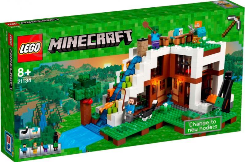 Конструктор LEGO Minecraft База на водоспаді 21134 - фото 1