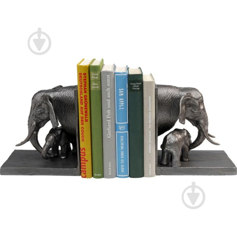 Статуэтка Книгодержатель Elephant Family 19х33х21 см (54094) KARE Design - фото 1