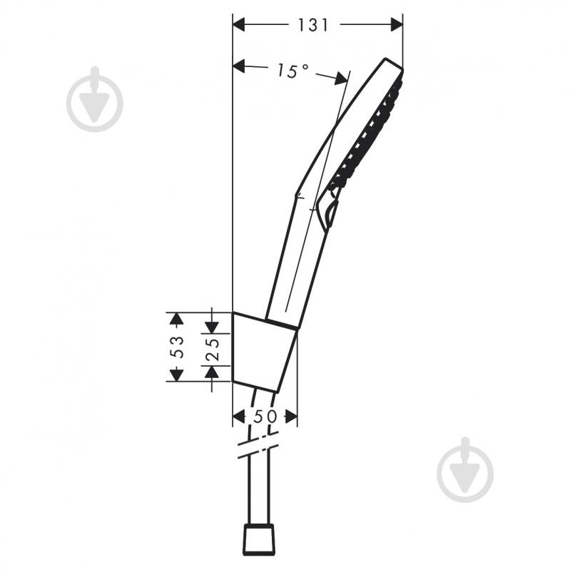 Душевой набор Hansgrohe Raindance Select S (27668000) - фото 2