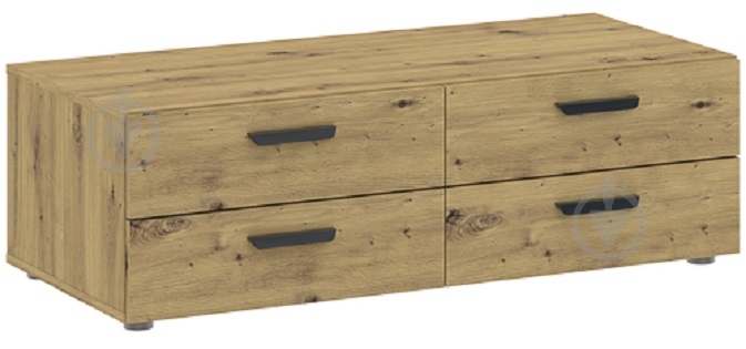 Тумба Intermeble BASIC TWO 4ш 1107x350x520 мм дуб артізан/дуб артізан - фото 1