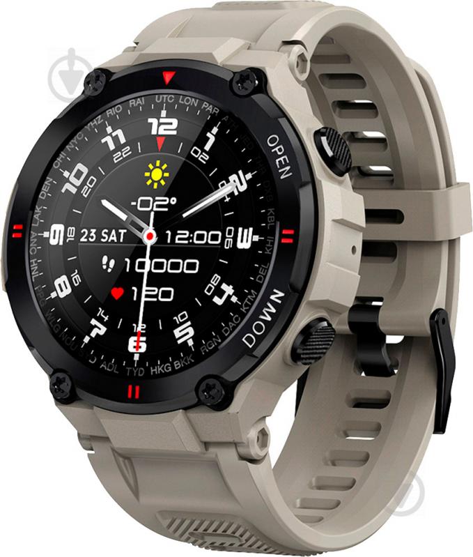 Смарт-часы Gelius Pro GP-SW008 (G-Watch) desert grey - фото 