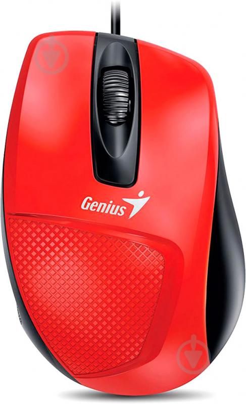 Миша Genius DX-150 USB (31010231101) red/black - фото 1