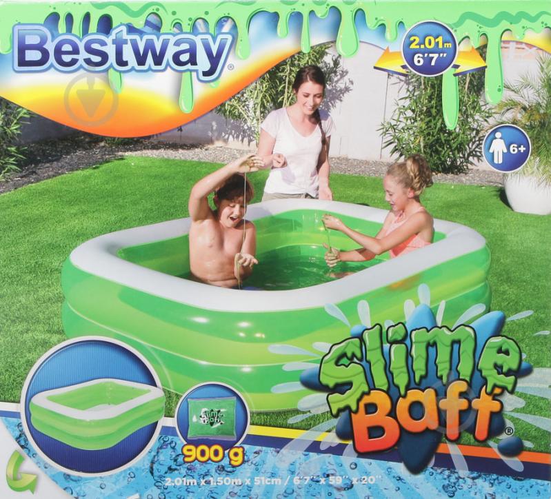 Басейн надувний Bestway Slime Baff - фото 16