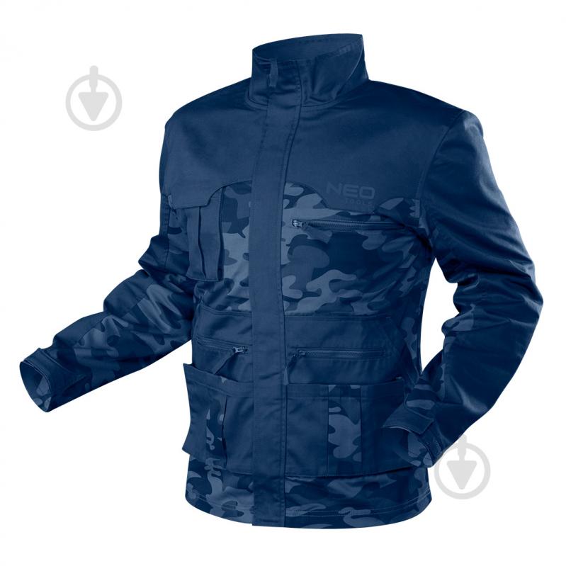 Куртка робоча NEO tools CAMO Navy р. 3XL 81-213 синій - фото 1