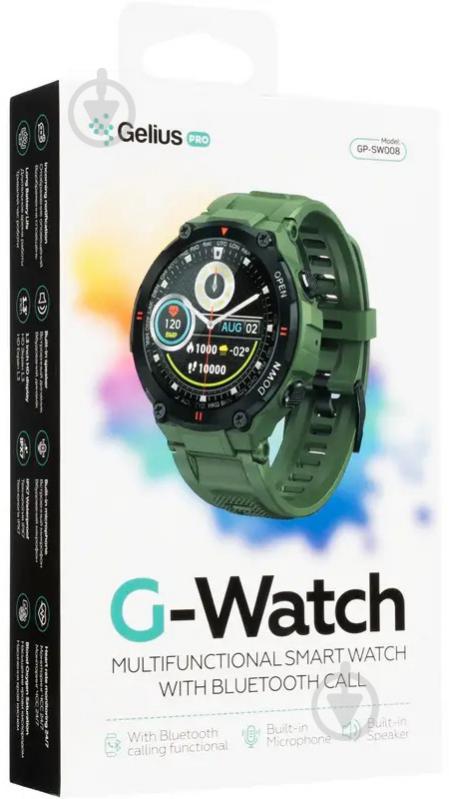 Смарт-часы Gelius G-WATCH green (GP-SW008) - фото 7