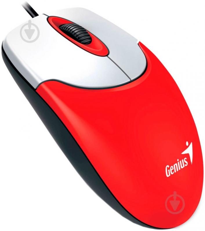 Миша Genius NS-120 USB (31010235101) red - фото 1