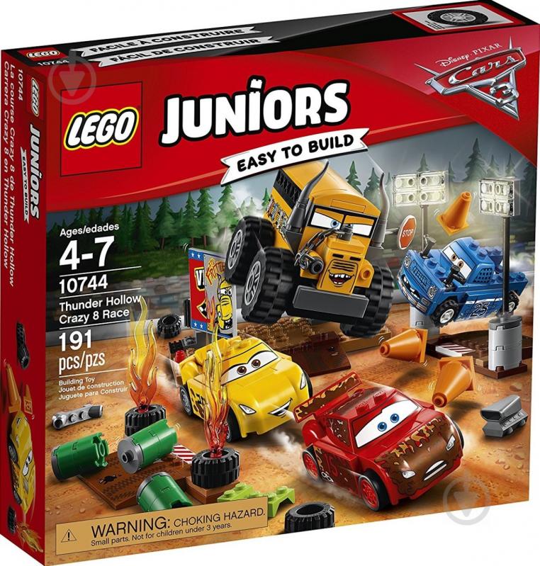 Конструктор LEGO Juniors Перегони Божевільна вісімка у Сандер Холлоу 10744 - фото 1