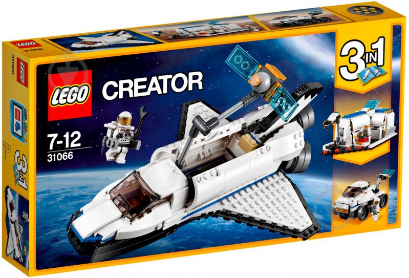 Конструктор LEGO Creator Космічний дослідницький шатл 31066 - фото 1