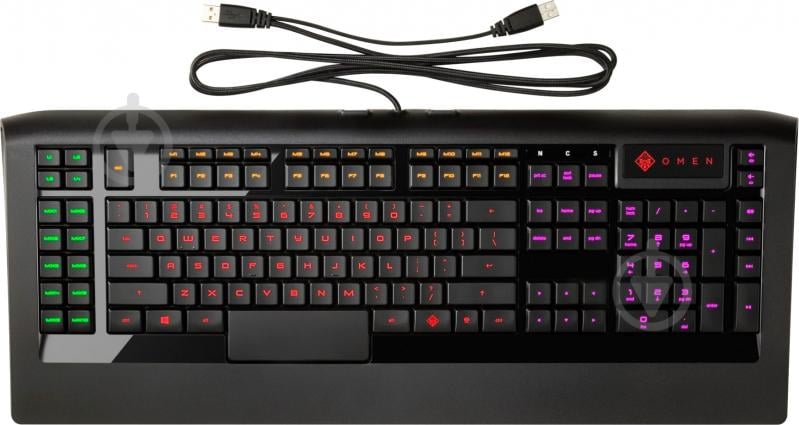 Клавіатура HP Omen (X7Z97AA) USB black - фото 1