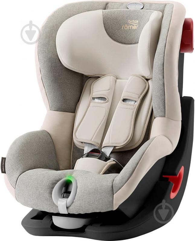 Автокрісло Britax-Romer KING II LS Black series сірий/бежевий sand marble 2000027852 - фото 1