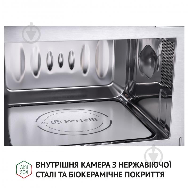 Встраиваемая микроволновая печь Perfelli BM 205 GLB - фото 10