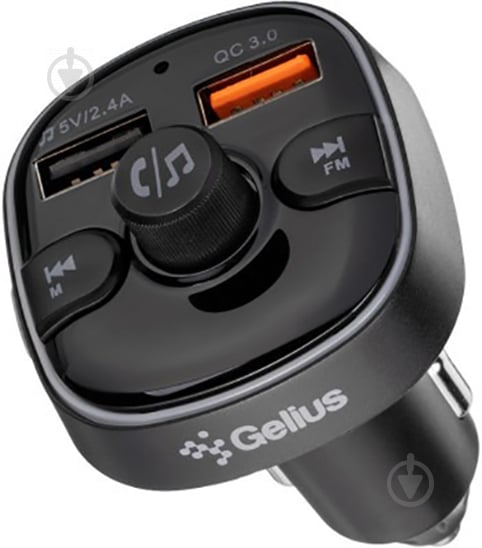 FM-трансмітер Gelius Pro RGB-QC GP-FMT050 - фото 5