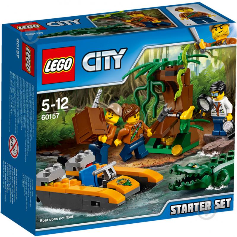 Конструктор LEGO City Набор Джунгли для начинающих 60157 - фото 1