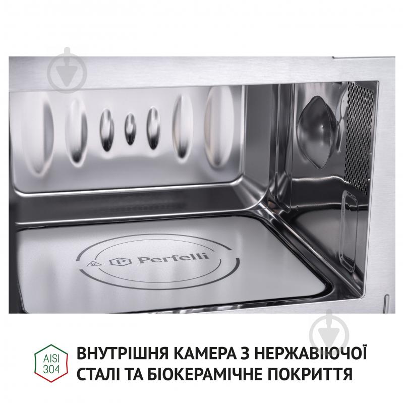 Встраиваемая микроволновая печь Perfelli BM 205 GLW - фото 10