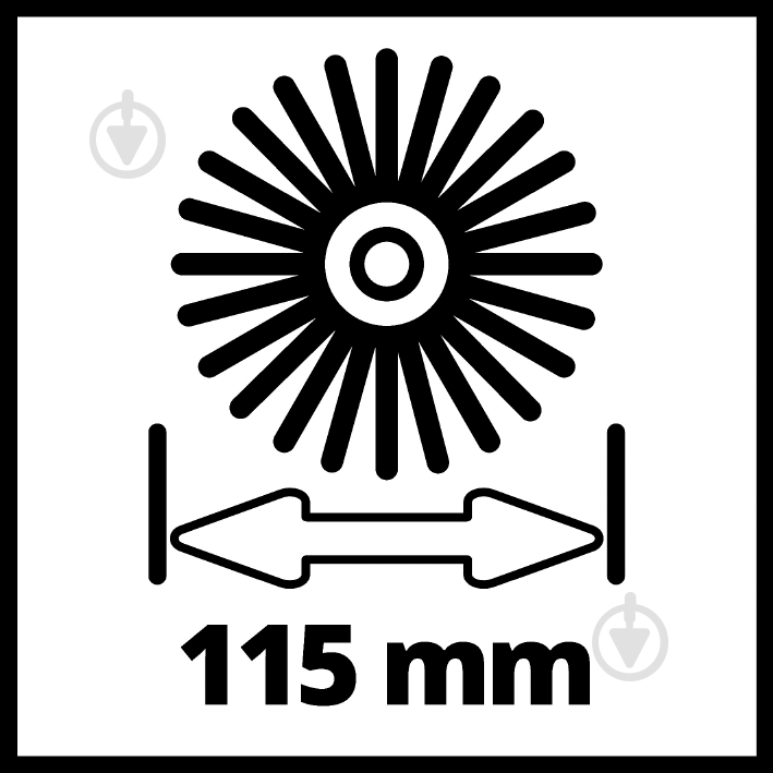 Щетка для пола Einhell MEDIUM (средняя) для PICOBELLA 18/215 3424120 - фото 5