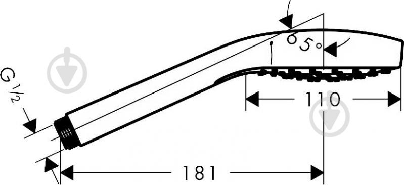 Ручной душ Hansgrohe Croma Select S - фото 2 Ручной душ Hansgrohe Croma Select S - фото 2