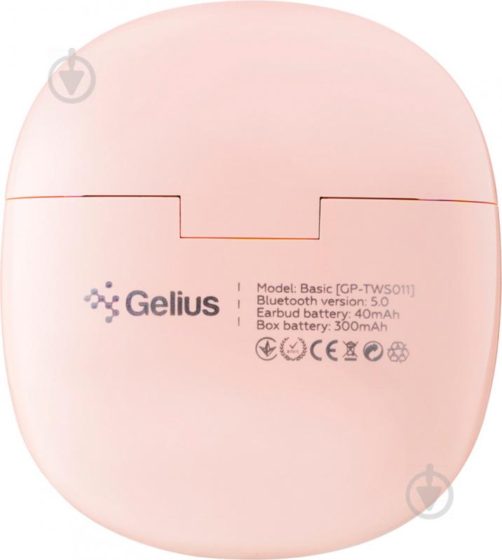 Наушники беспроводные Gelius Pro Basic pink GP-TWS011 - фото 5