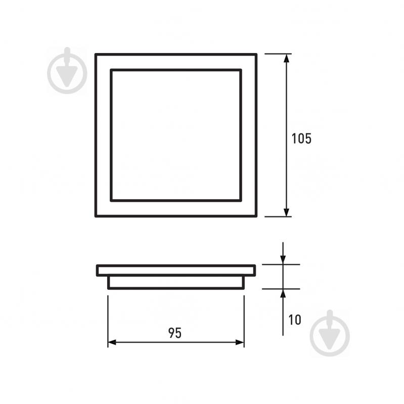 Светильник точечный Eurolamp 3000 К белый DIY-LED-DLS-4/3 - фото 3