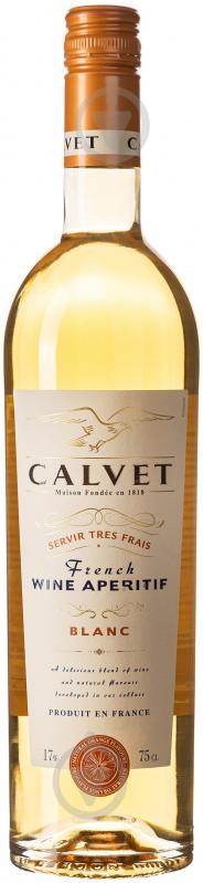 Вино Calvet French Wine Aperitif белое крепленое 17% 0,75 л - фото 1