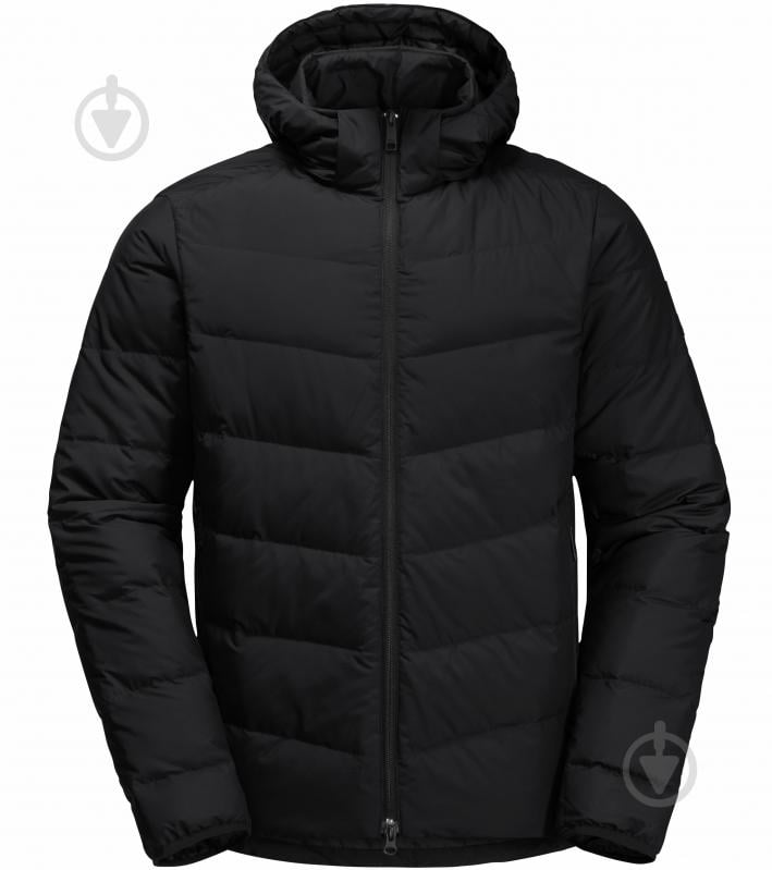 Пуховик чоловіча зимова Jack Wolfskin COLONIUS JKT M RDS 1207431_6000 р.S чорний - фото 1