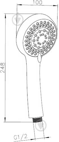 Ручний душ Imprese 100 мм W100R1 - фото 2