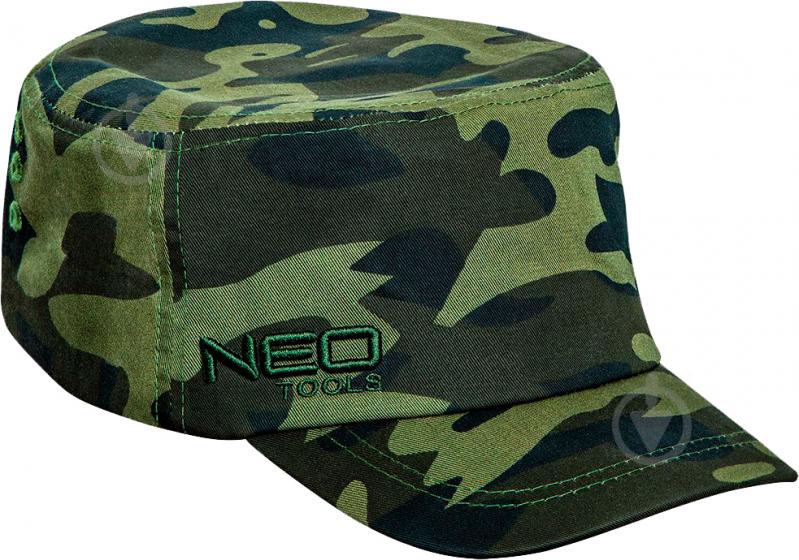 Кепка NEO tools Camo р. one size 81-626 зелений камуфляж - фото 2