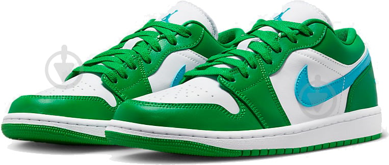 Кроссовки женские демисезонные Nike AIR 1 LOW DC0774-304 р.37,5 зеленые - фото 5